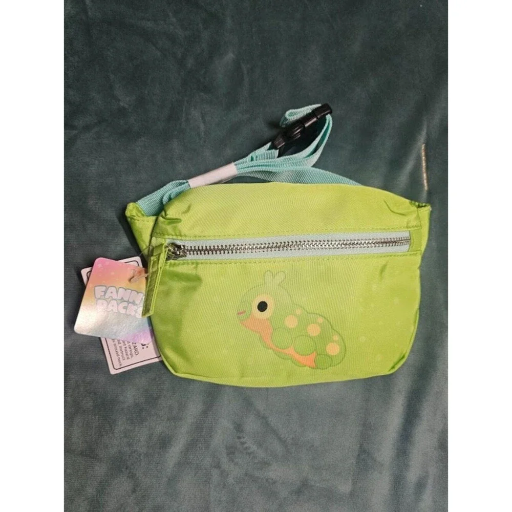 NWT Fiesta Toy Swallowtail Caterpillar Fanny Pack Lime Green Belt Bag